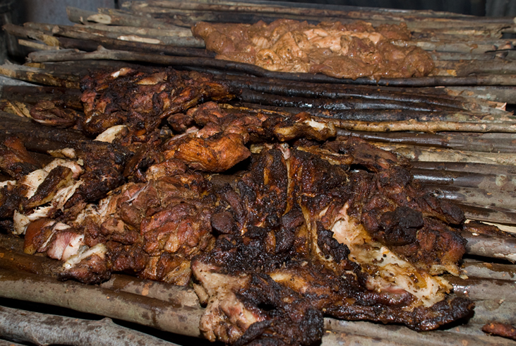 Dining at the Pork Pit